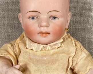 Vintage Jointed Bisque Baby Doll Unmarked