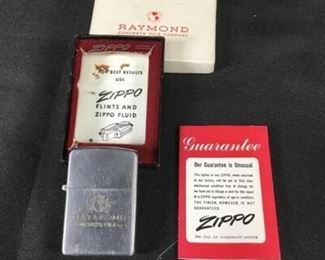 Vintage 1950s Boxed Zippo Lighter