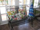 Wrought Iron Glider