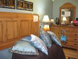 King Brown Comforter With Pillows