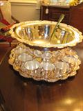 Lovely Silverplate Towle Punch Bowl