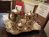Leonard Silverplate Tea Set
