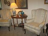 Pair Of Wing Chairs