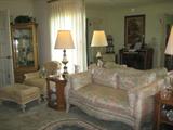 Lovely Living Room With French Style Setee (As Is Condition)