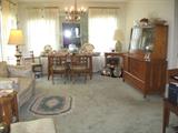 Living Room-Dining Room Packed With Nice Furnishings