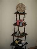 Cute Corner Shelf With Some Vintage Treasures