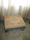 Needle Point Foot Stool