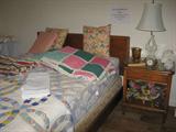 Bed & Nightstand To Danish Modern Bedroom Suite