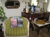 Mahogany Dresser & Bench...Plus Pair Of These Vintage Chairs