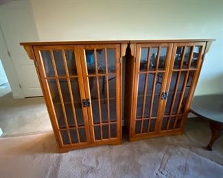 MATCHING DISPLAY CABINETS