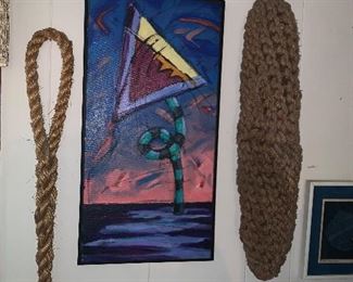 Original Oil on Canvas by Frankie Gould

Rope Handle and Buoy

Art by Local artist Frankie Gould