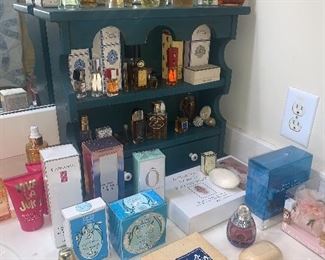 Dozens of perfumes.  New and vintage