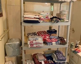 Linens. Vintage and new