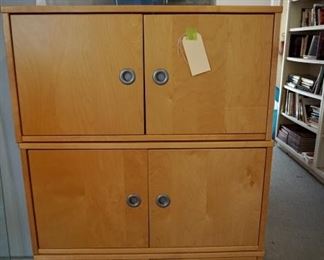 Two file cabinets