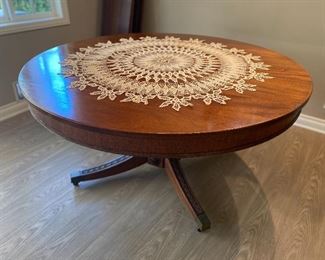 Antique 19th century table based off an 18th century style. *AVAILABLE FOR PRE-SALE - From the Guggenheim Estate