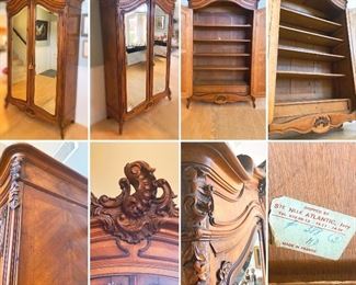 details of the beautiful armoire. *AVAILABLE FOR PRE-SALE