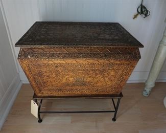 Tin storage chest