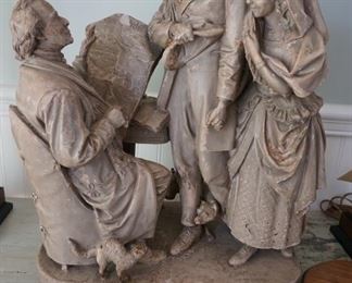 Close up of one part of large lamp