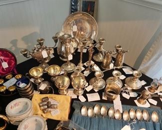 Lots of sterling silver vintage and antique pieces.
