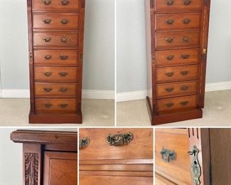 Antique Wellington dresser