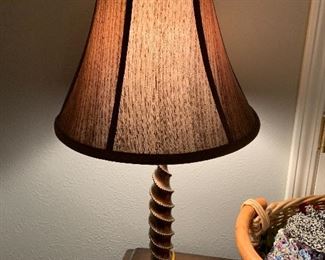 twisted base lamp