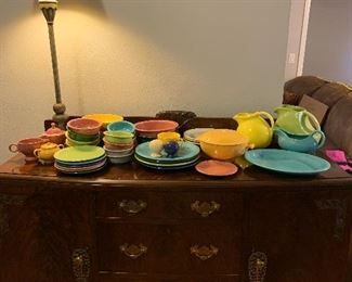 Fiesta Ware collectible dishes