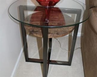 2ND GLASS SIDE TABLE