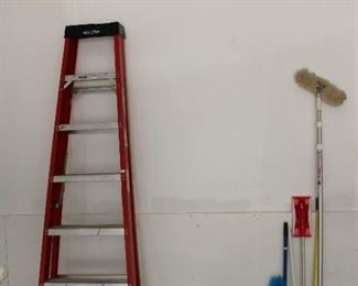 LADDER, STEP STOOL, CLEANING