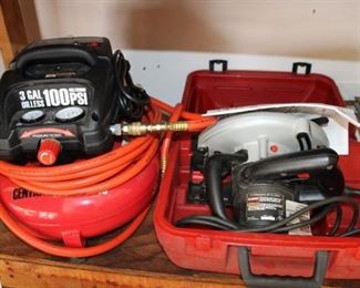 COMPRESSOR/SKIL SAW