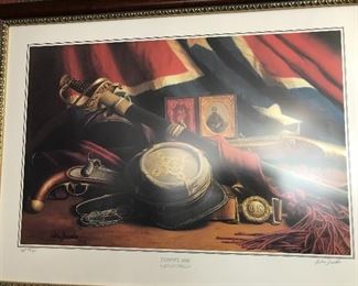 Johnny Reb by John Duillo Numbered and Signed