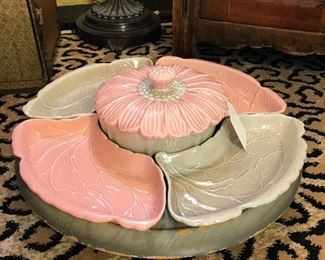 Vintage Lazy Susan.  Love the colors.  Base needs to be repainted