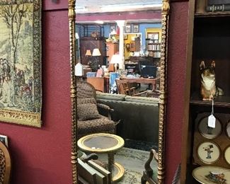 Beautiful gold hall mirror.  Excellent condition.