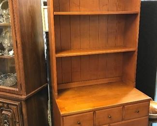 If you are looking for a nice little hutch...this is it.  Great condition.