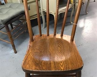6 Bentwood Oak Chairs - Excellent condition.