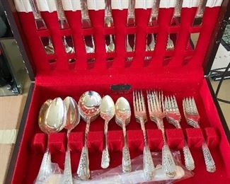 Oneida Silver Plate Set with Box