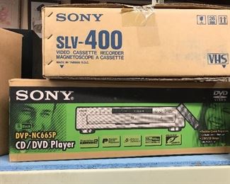 Sony CD DVD Player, Video VHS