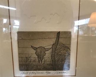 "Ghost of the Prairie" Signed and Numbered