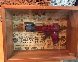 Daisy Air Rifle in Shadow Box.  When's the last time youve seen one of these?