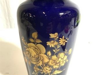KPM Floral Detail Porcelain Vase
