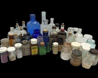 Check out these blast from the past collection of pill bottles jars. You will find a vintage Milk of Magnesia bottle, Listerine, Anacin aspirin, Sloans Liniment and so much more. https://ctbids.com/#!/description/share/955274