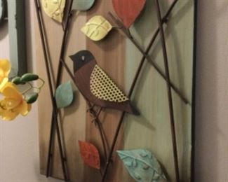 Cute bird and branches picture