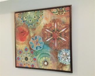 Bright abstract artwork