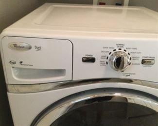 Control panel of Whirlpool Duet washer