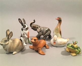 Assorted Herend Figurines (sold separately)