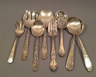 Assorted Sterling Silver Serving Pieces (sold individually or by the set)