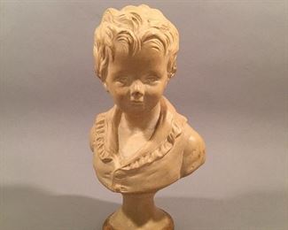 Vintage French Plaster Bust of Alexandre Brongniart By Jean-Antoine Houdon F Kessler for Borghese 