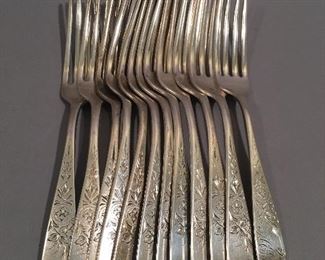 Antique Sterling Silver Forks 