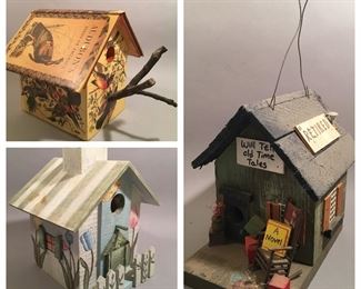 Whimsical Decorative Bird Houses 