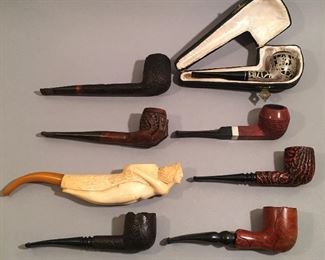 Large Selection of Vintage Smoking Pipes (only a small selection pictured)