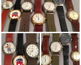 Men’s Watches, Movado, Orvis, Bertucci, Honest Time Company, Jorg Grey, Republican Elephant and Acccutron